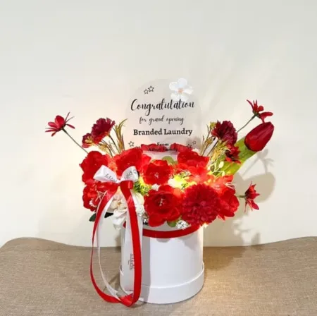 Bloom Box Akrilik Ucapan Grand Opening Kelapa Gading
